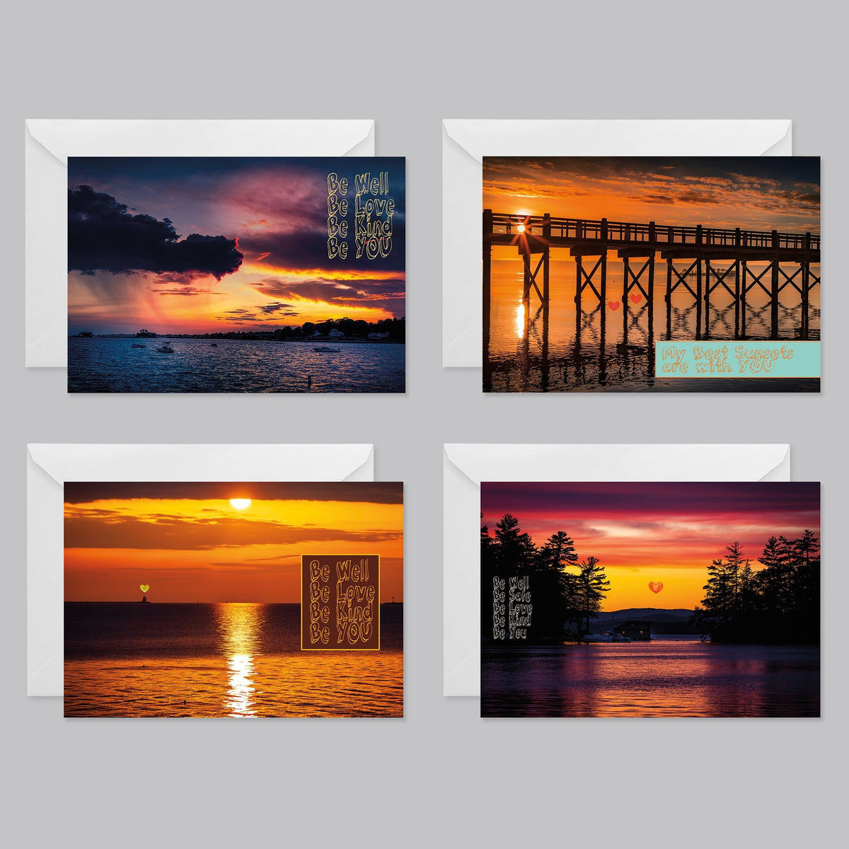 Best New England Sunsets Greeting Card Set - The Photography Bar