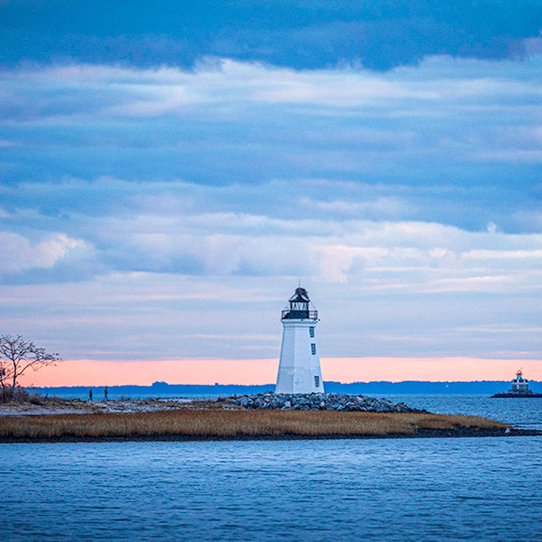 Fayerweather Lighthouse Beautiful Sunset - The Photography Bar