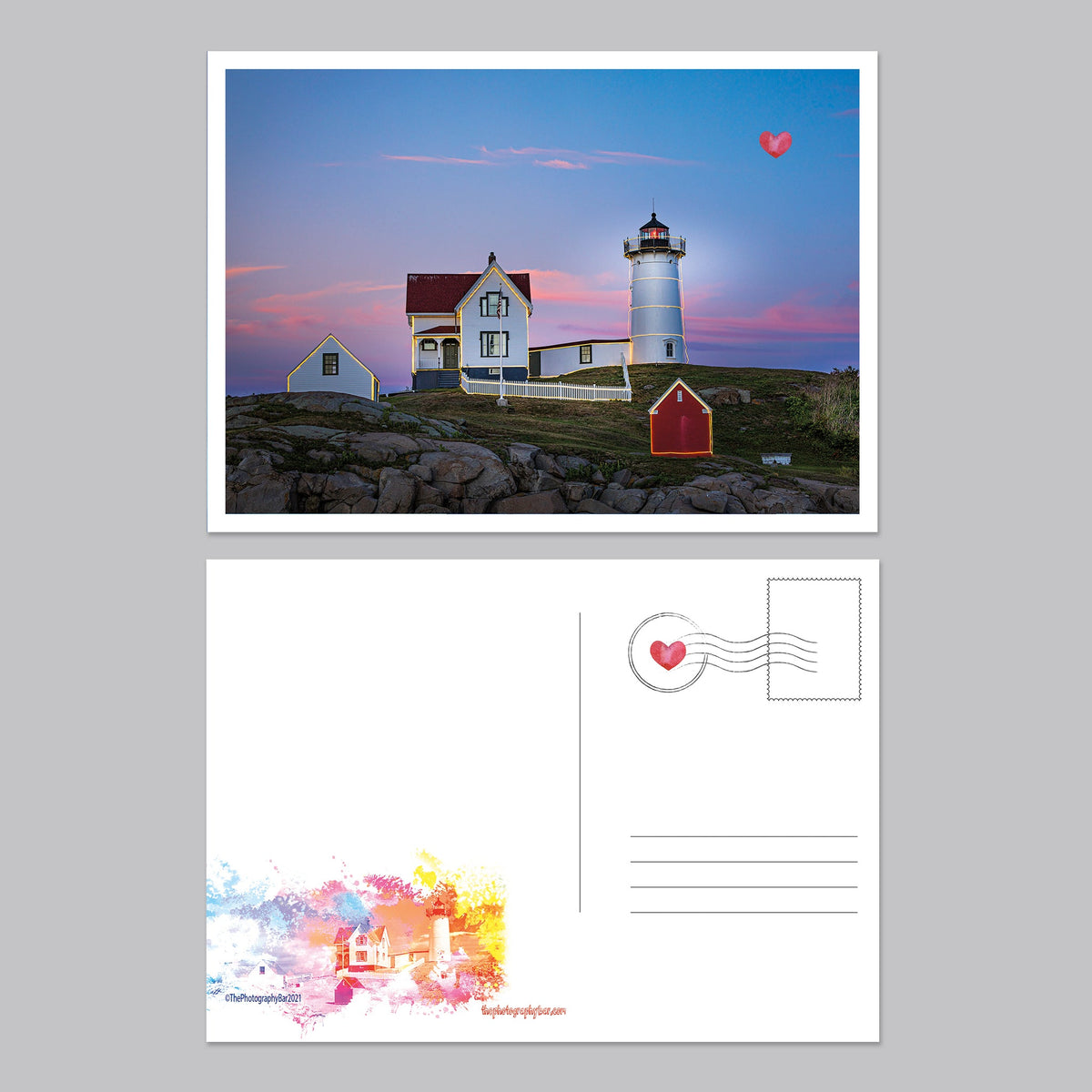 Lighthouse Love Postcard Set - The Photography Bar