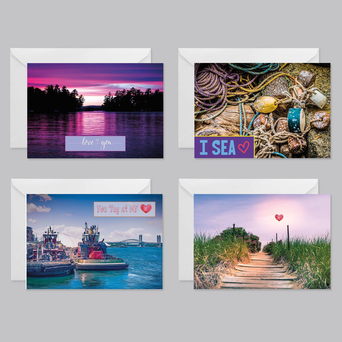 Sea Love Greeting Card Set - The Photography Bar