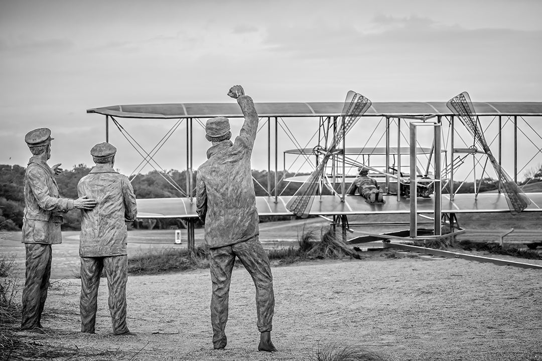 Wright Brothers Museum Giclée Prints - Crew Cheer - The Photography Bar